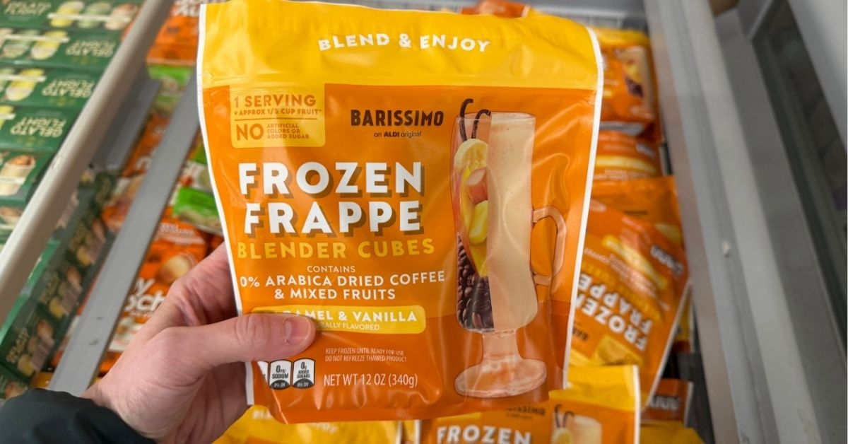 frozen frappe blender cubes
