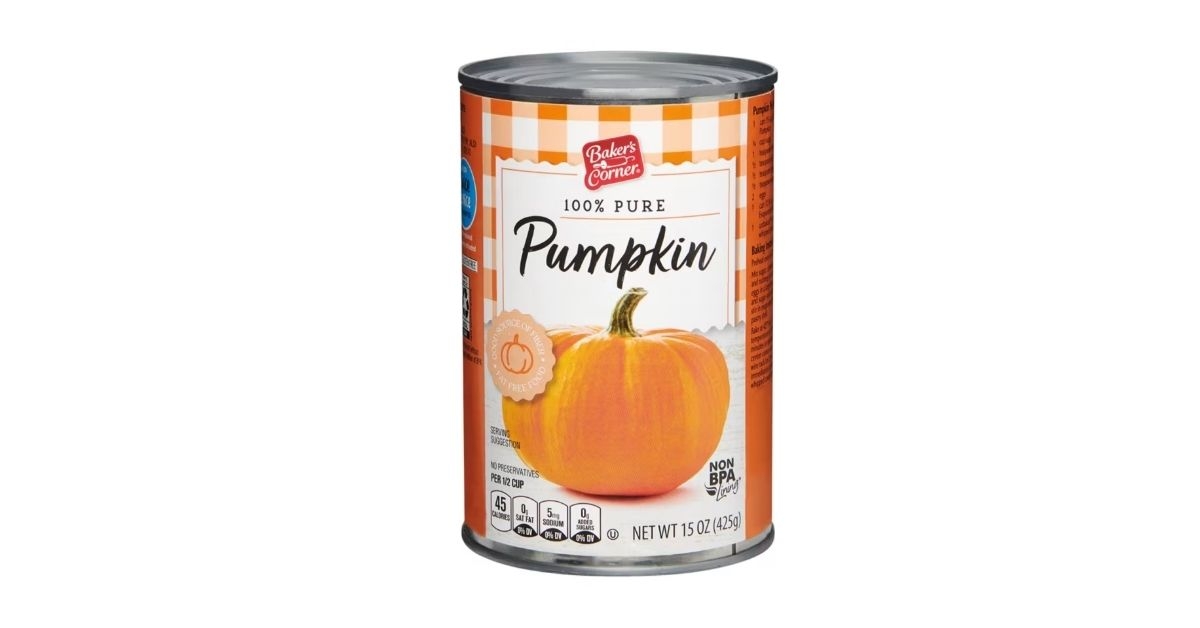 canned pure pumpkin