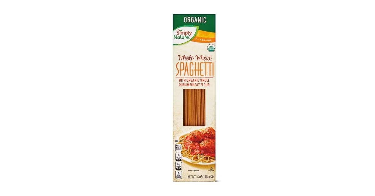 organic whole wheat spaghetti