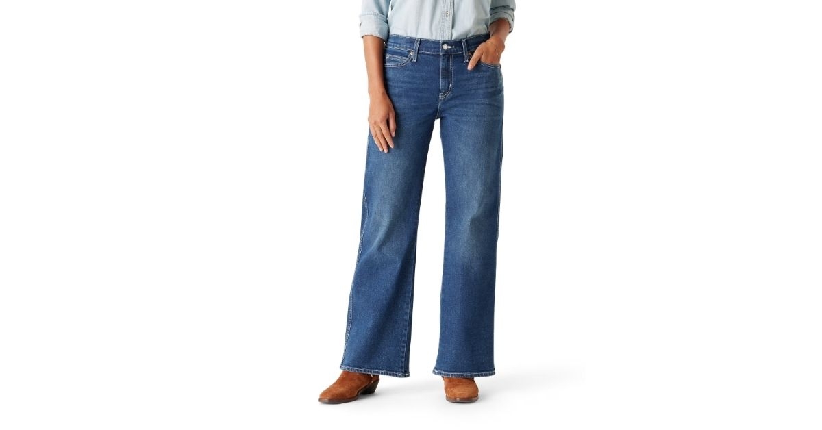 vintage relaxed bootcut jeans