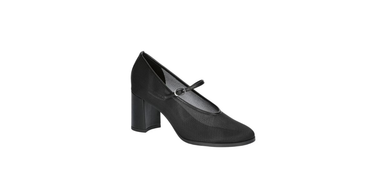 block heel pumps