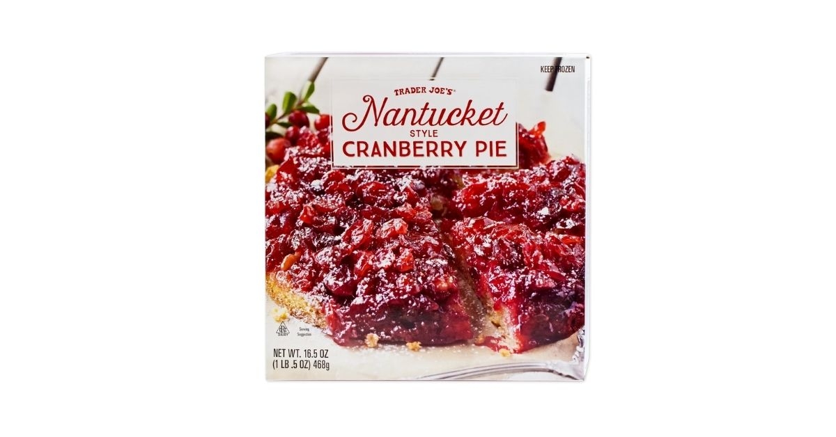 nantucket style cranberry pie