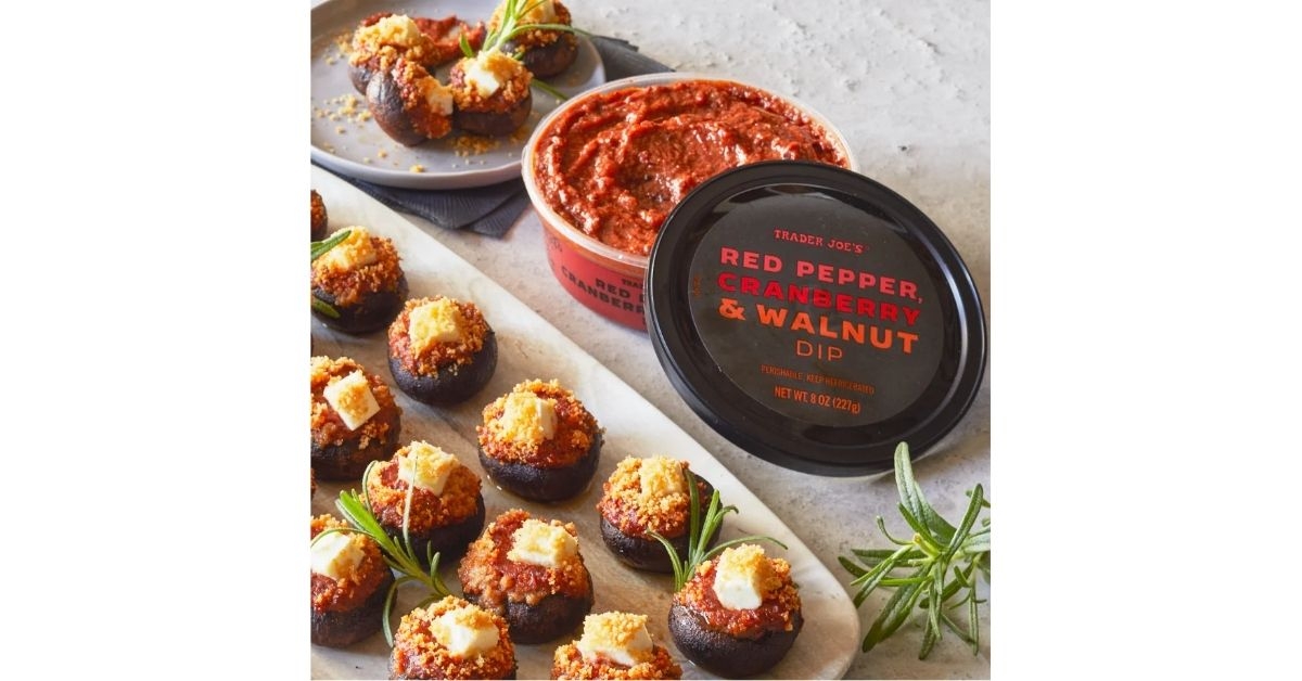 red pepper cranberry walnut dip