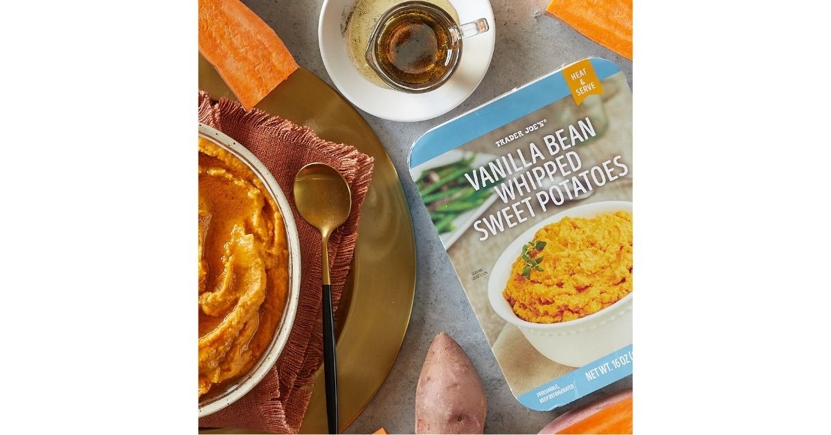 vanilla bean whipped sweet potatoes