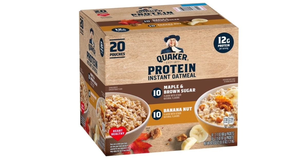 quaker instant protein oatmeal