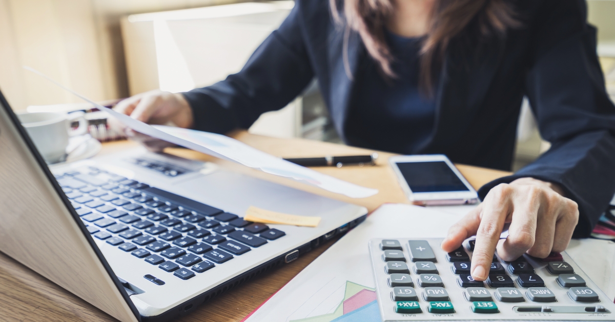 Businessman working on Desk office