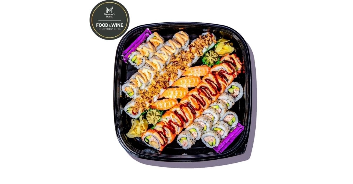 sushi roll party tray