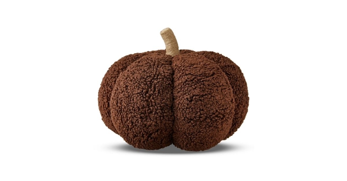 bounce pumpkin pillow