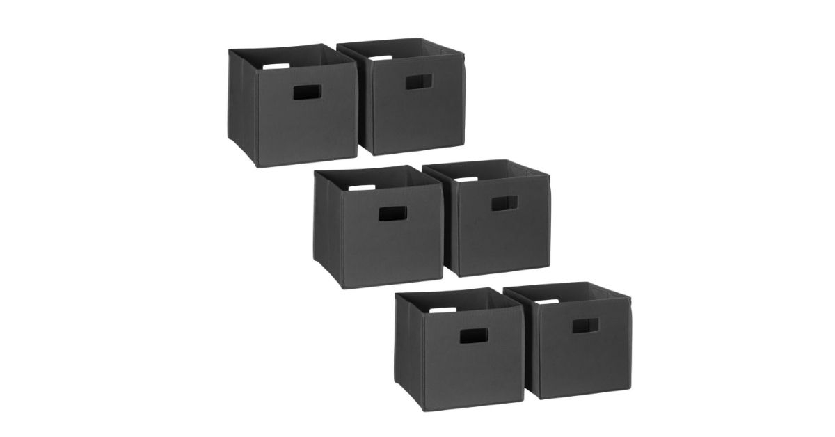 folding bins cube storage cubbies