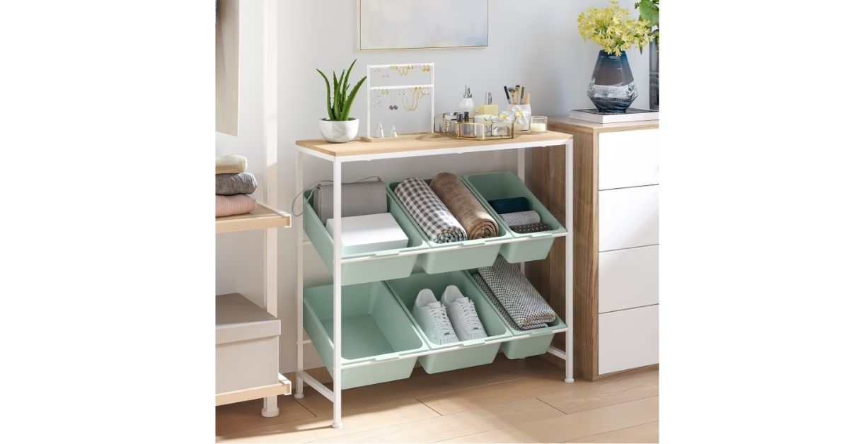 seville classics 6 bin organizer