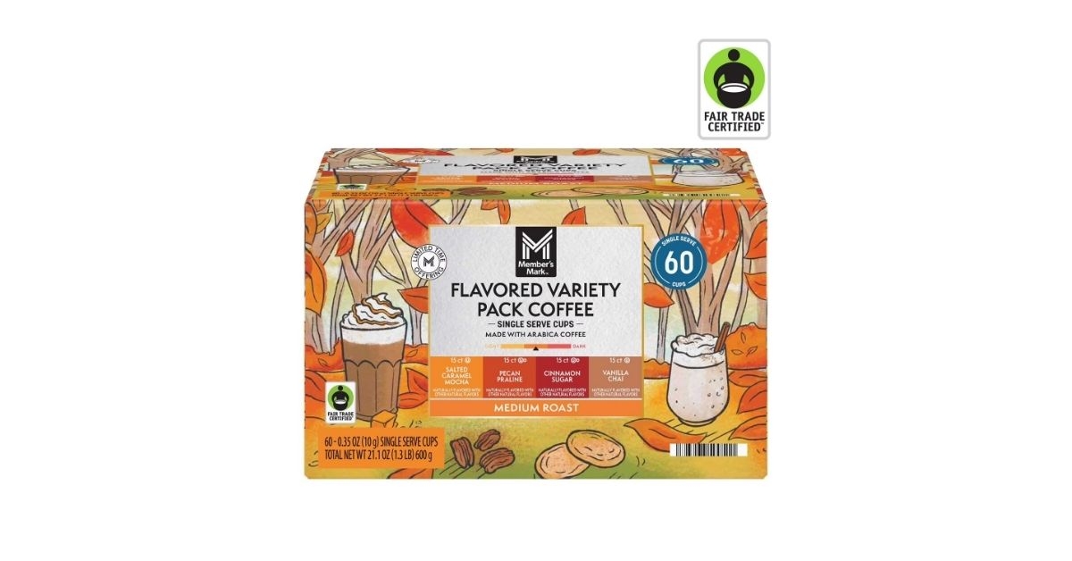 fall flavored coffee pods