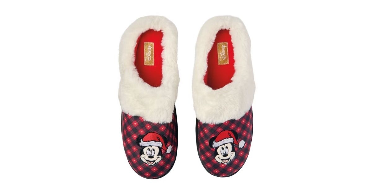 disney christmas slippers