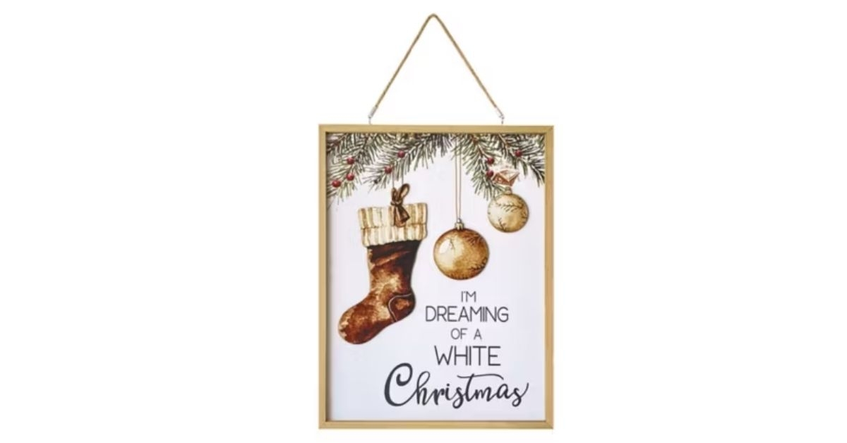 merry moments reversible wall sign