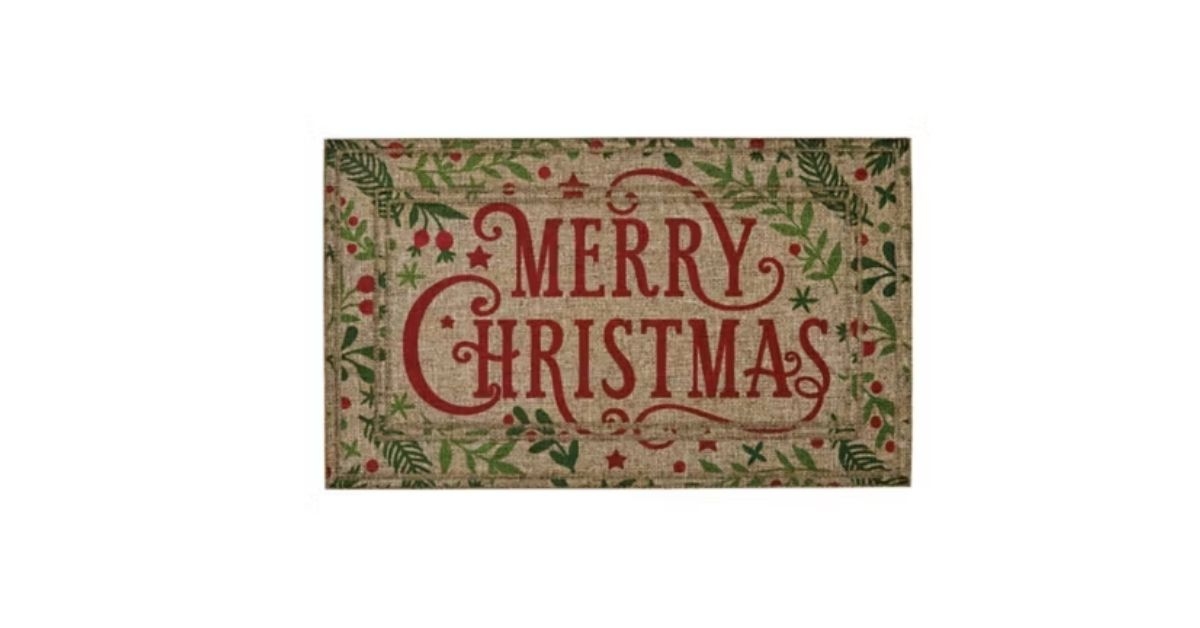 merry moments soho holiday doormat