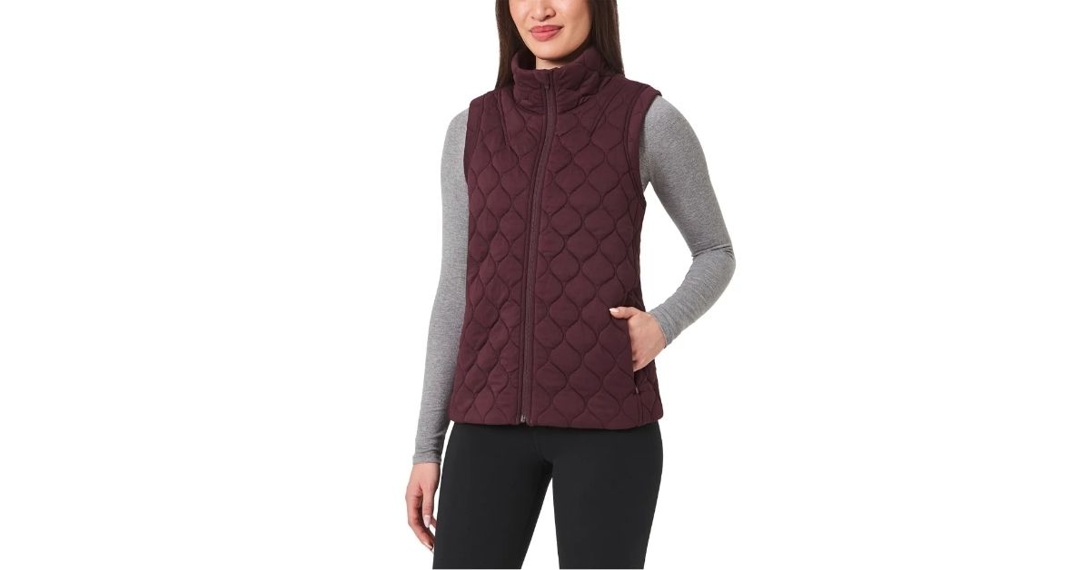 quilted active vest