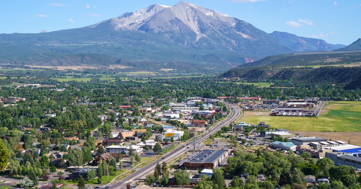 stunning view of carbondale colorado