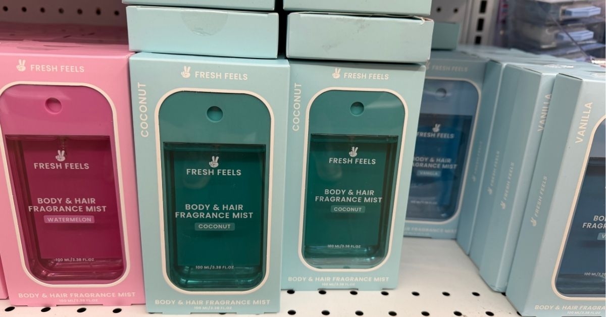 fresh feels coconut body and hair fragrance mist