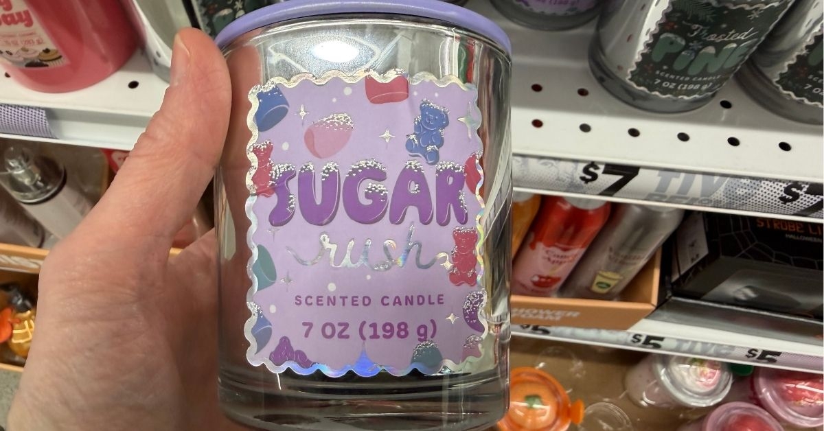sugar rush scented candle