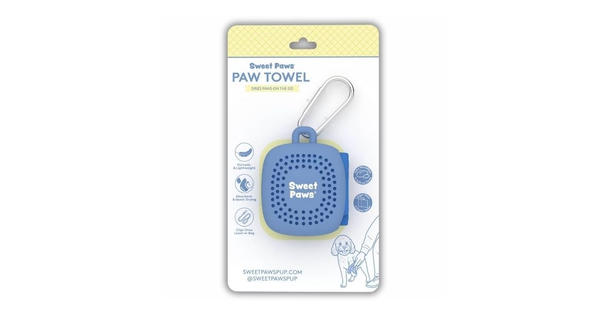 portable paw towel