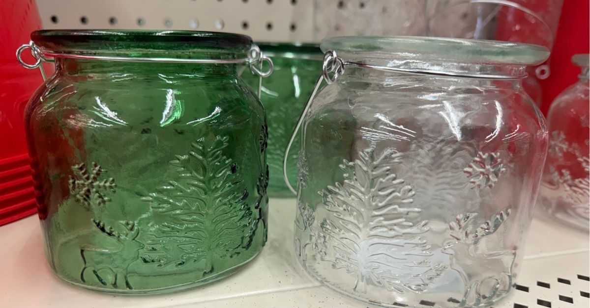 holiday glass jars