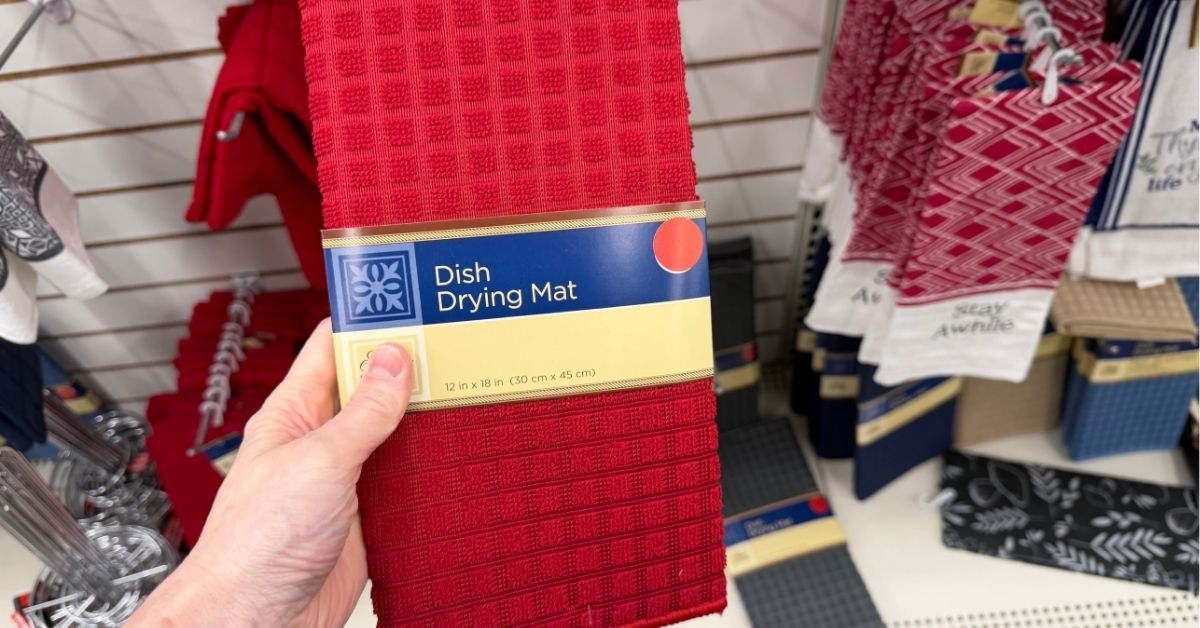 dish drying mat
