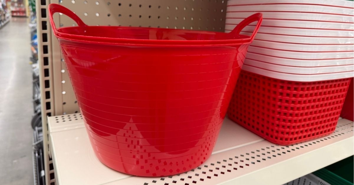plastic storage buckets