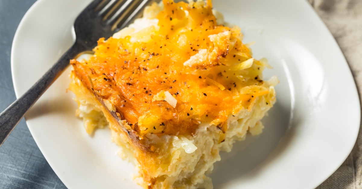 Homemade Cheesy Hashbrown Casserole