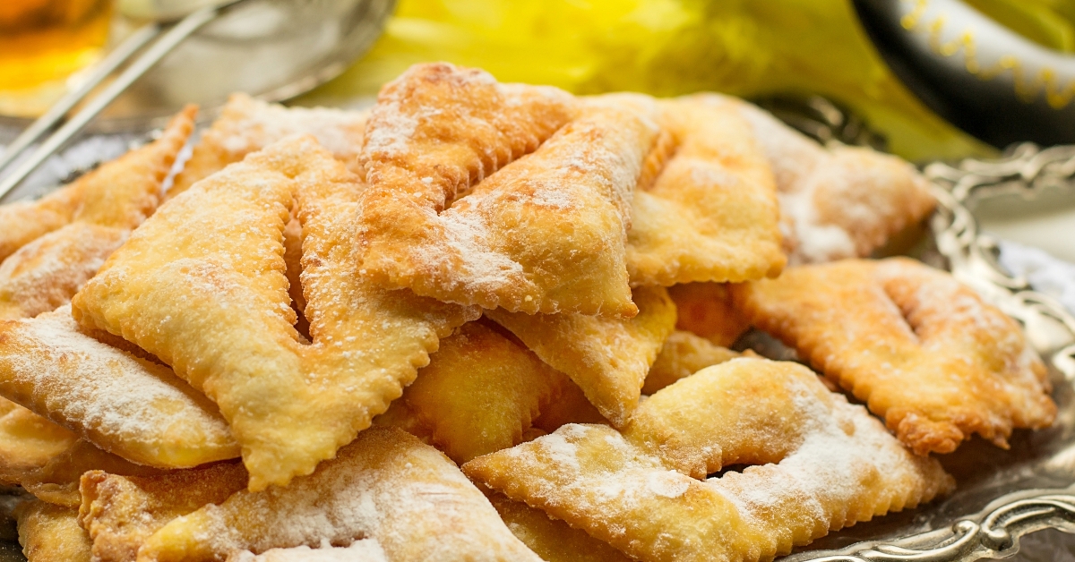 Traditional sweet crisp Angel wings