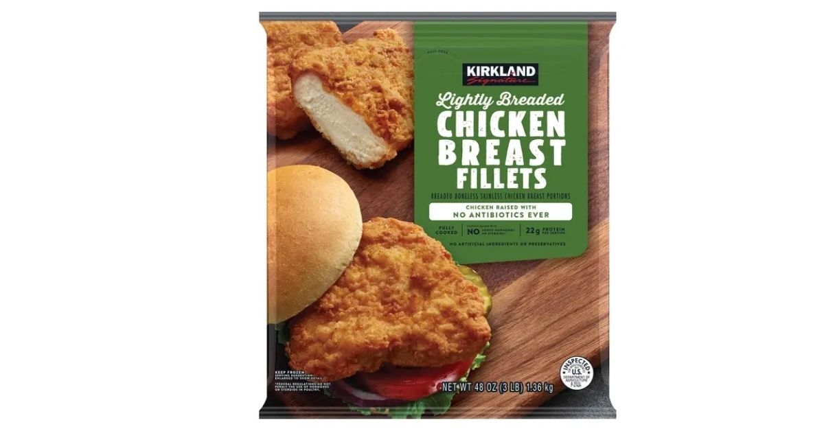 lightly breaded chicken breast fillet
