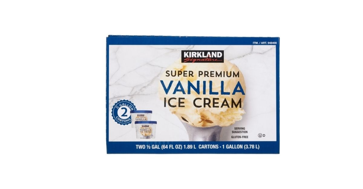 super premium vanilla ice cream