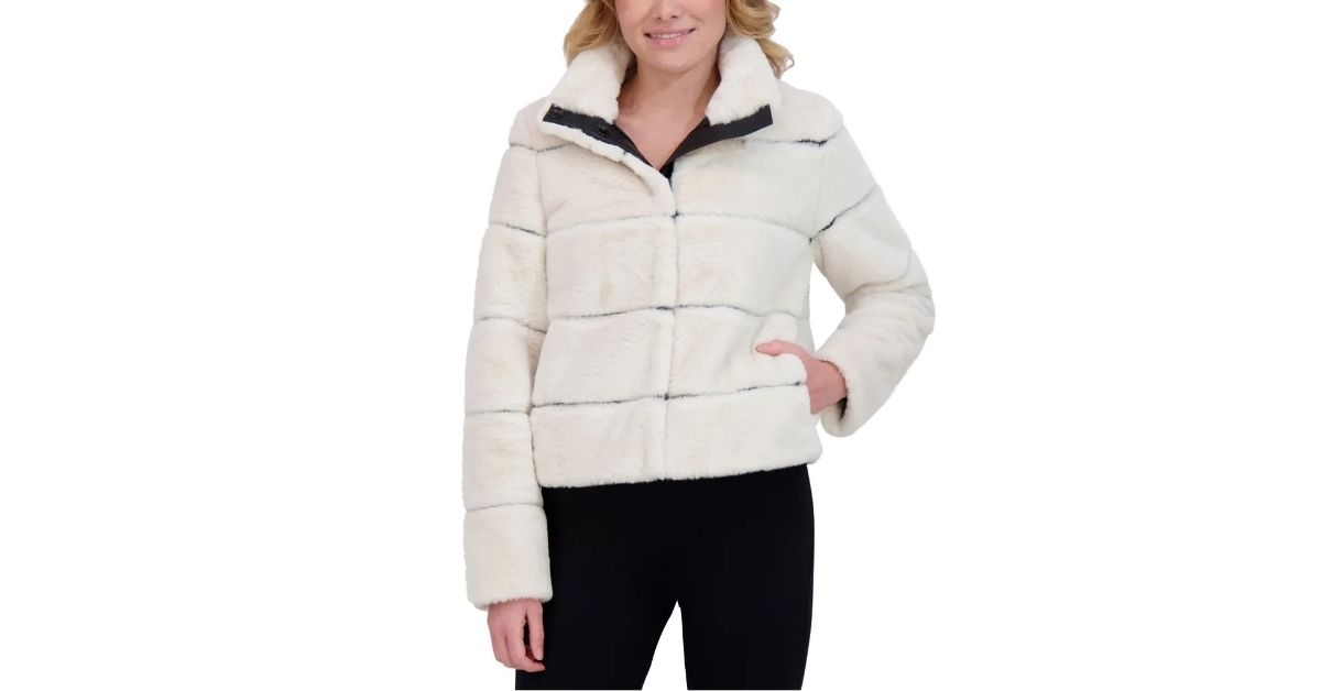 womens faux fur jacket