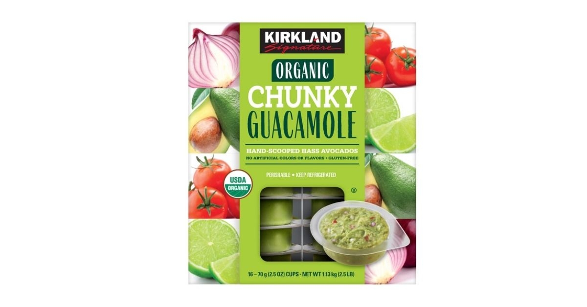 chunky organic guacamole