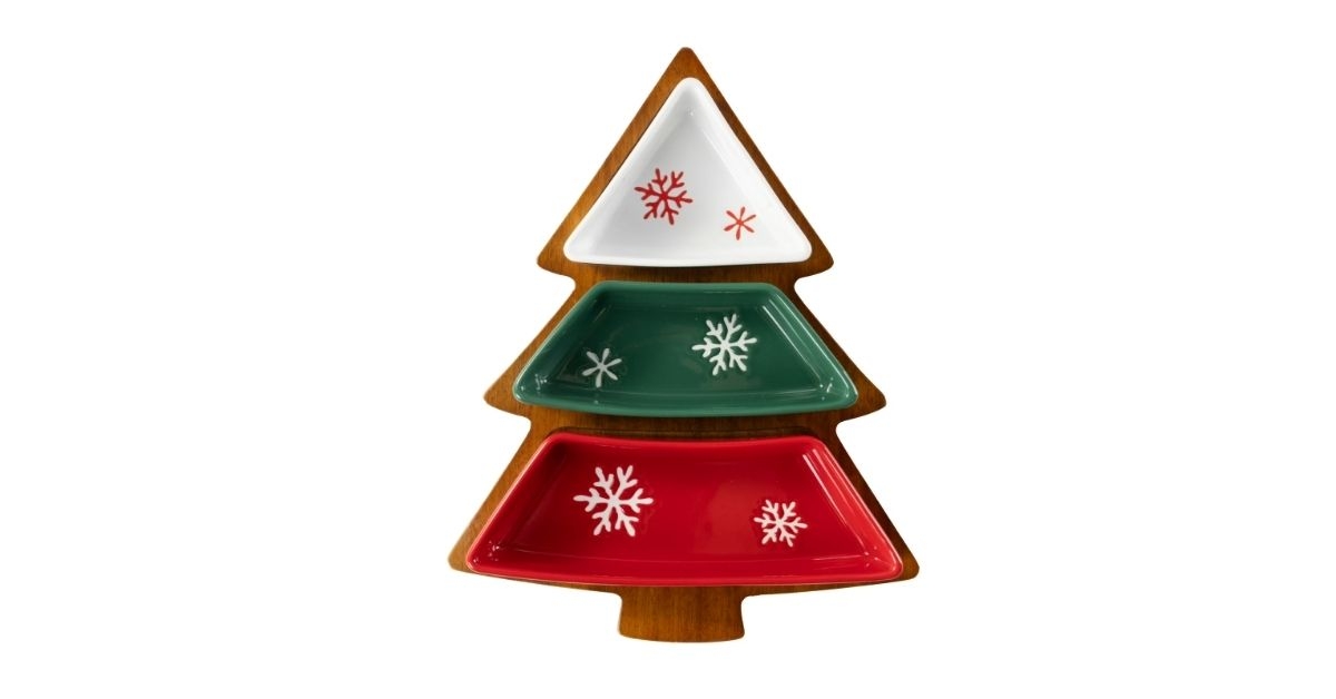 christmas tress charcuterie tray