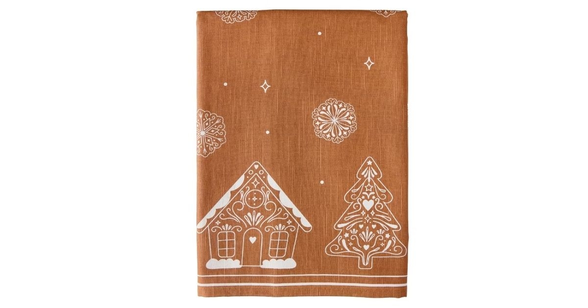 merry moments cotton tablecloth