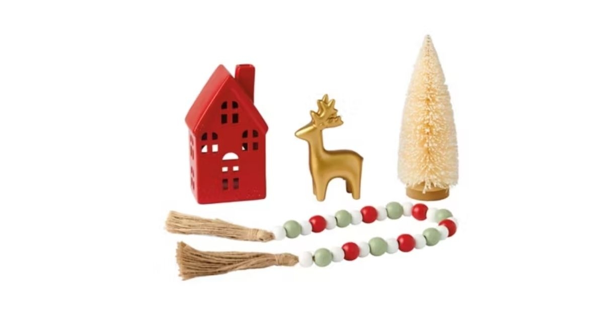 holiday tray objects