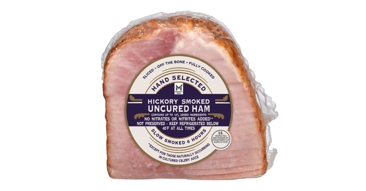 uncured boneless quarter sliced ham