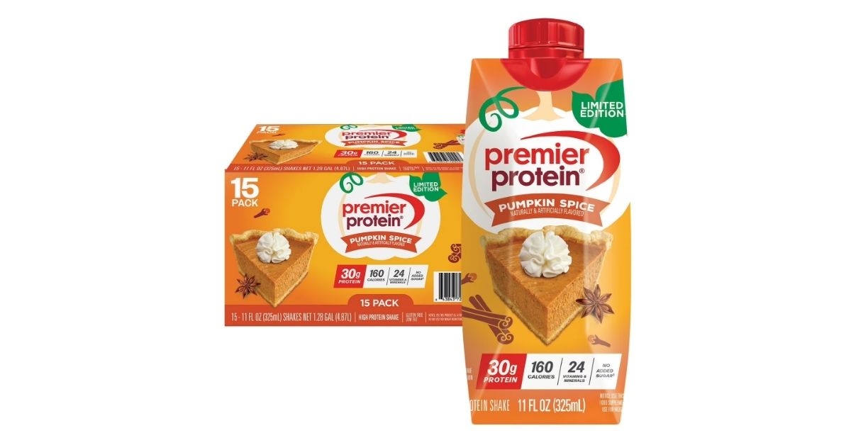 high protein shake pumpkin spice