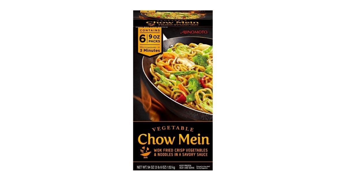 ajinomoto vegetable chow mein