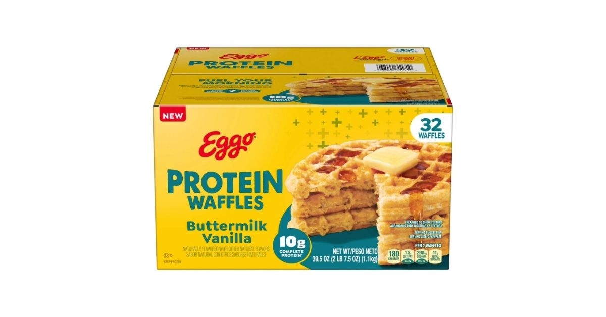 protein buttermilk vanilla waffles