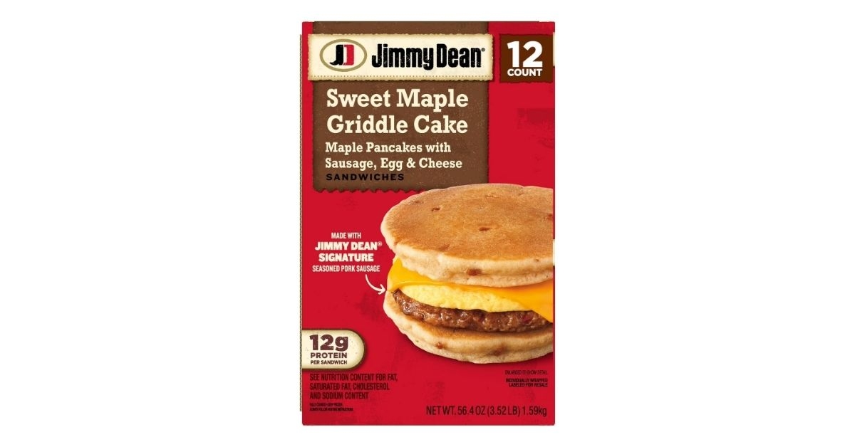 sweet maple griddle cake breakfast sandwich