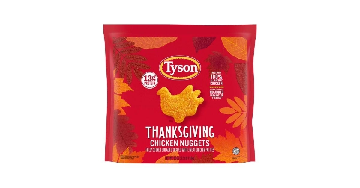 turkey shaped chicken nuggets