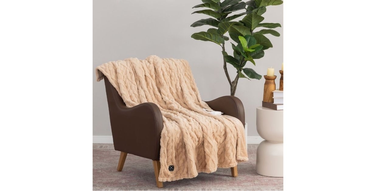 berkshire life heated throw