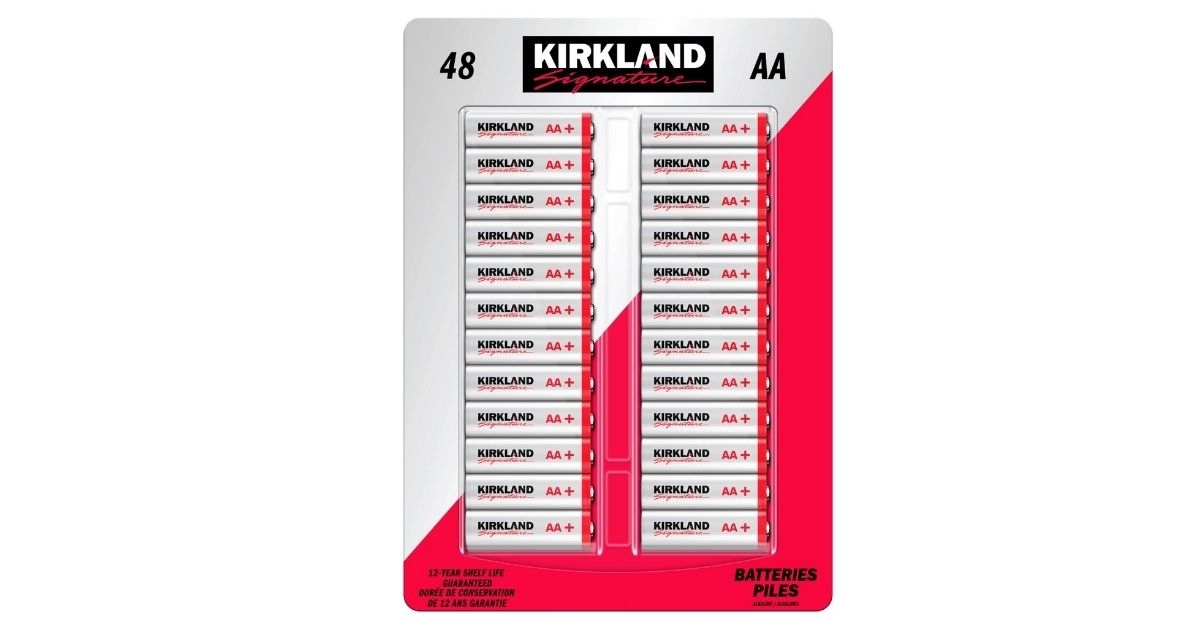 alkaline AA batteries
