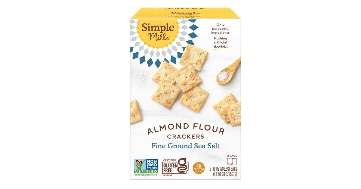 almond flour sea salt crackers