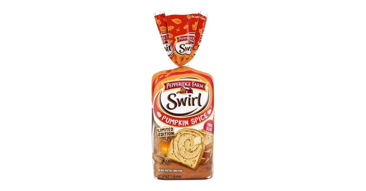 swirl pumpkin spice breakfast bread