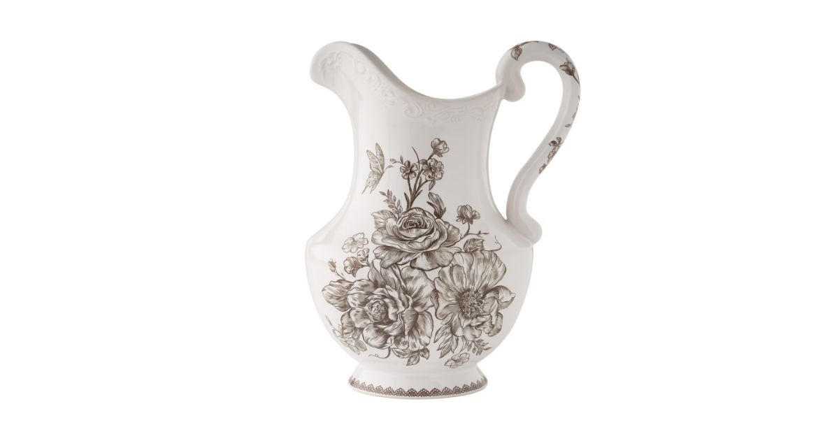 woman agatha stoneware pitcher