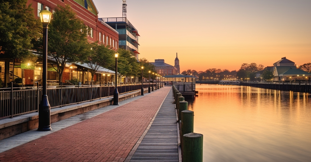 north carolina usa at the riverwalk