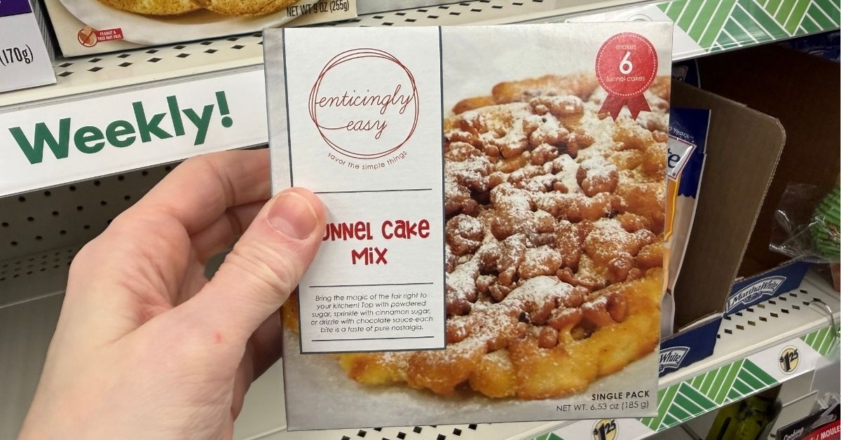 enticingly easy funnel cake mix