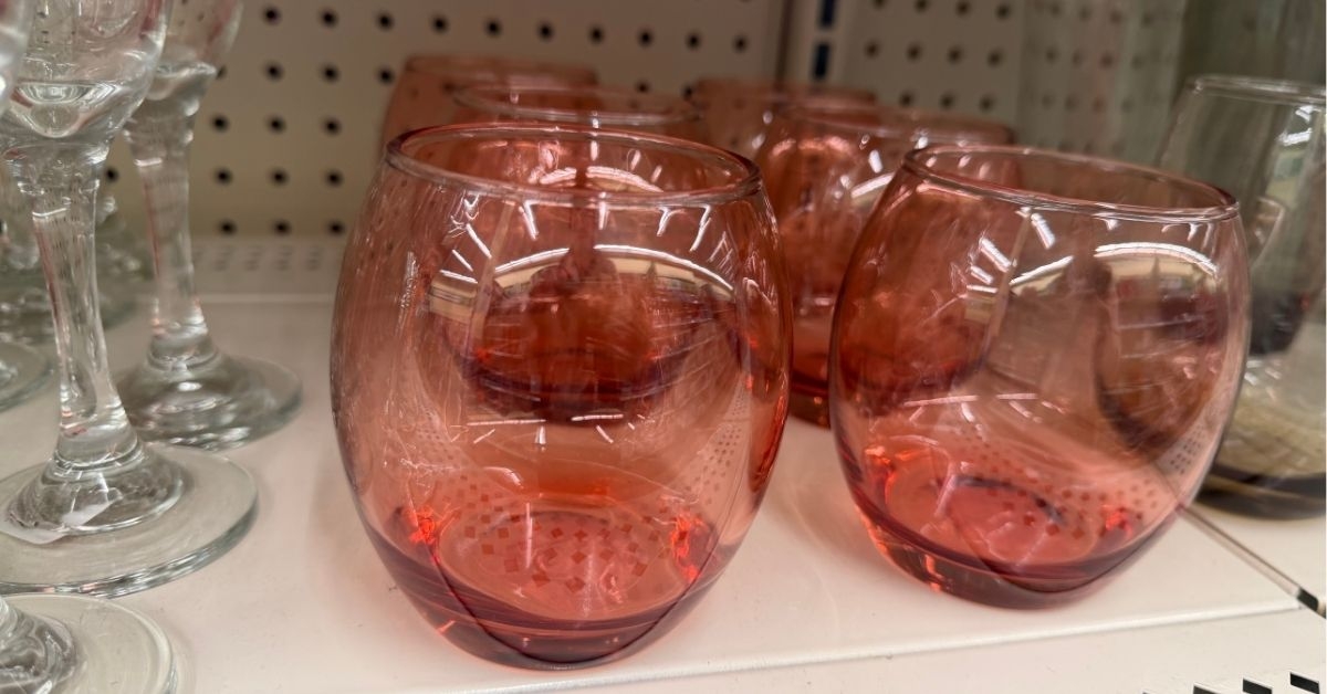 stemless glassware