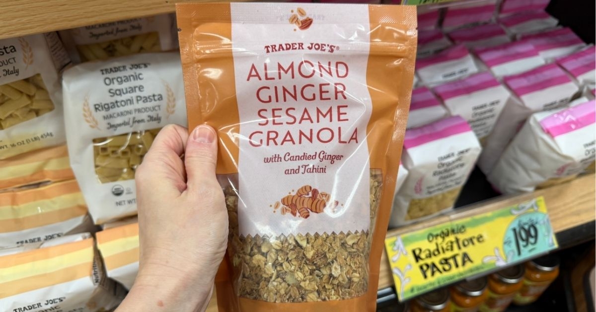 almond ginger sesame granola